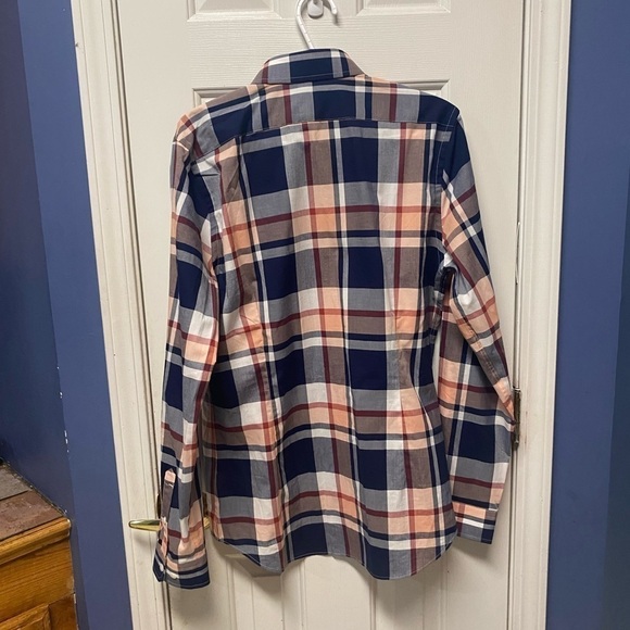 Express men extra Slim collared button up long sleeve shirt size M - Picture 4 of 6